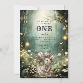 Mouse 1:a födelsedagen inbjudningar