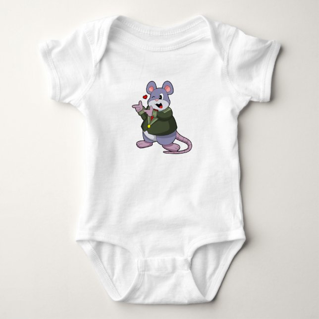 Mouse as Groom with Suit T Shirt (Framsida)