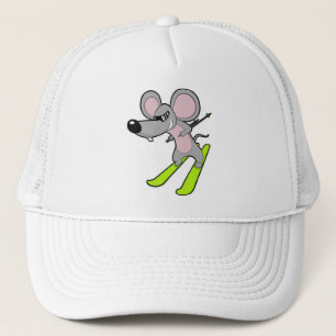 Mouse as Skier med Ski Keps