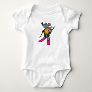 Mouse as Skier med Ski T Shirt