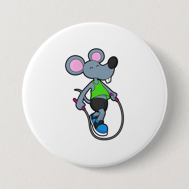 Mouse at Fitness med Rope Knapp (Framsida)