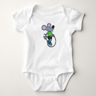 Mouse at Fitness med Rope T Shirt