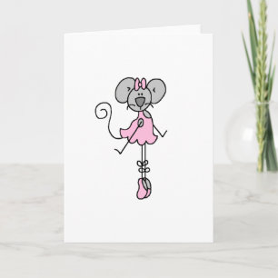Mouse Ballerina 2-kort Kort