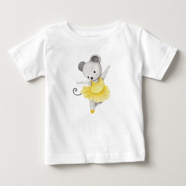 Mouse Ballerina T Shirt (Framsida)