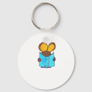 Mouse Bok Mask Nyckelring