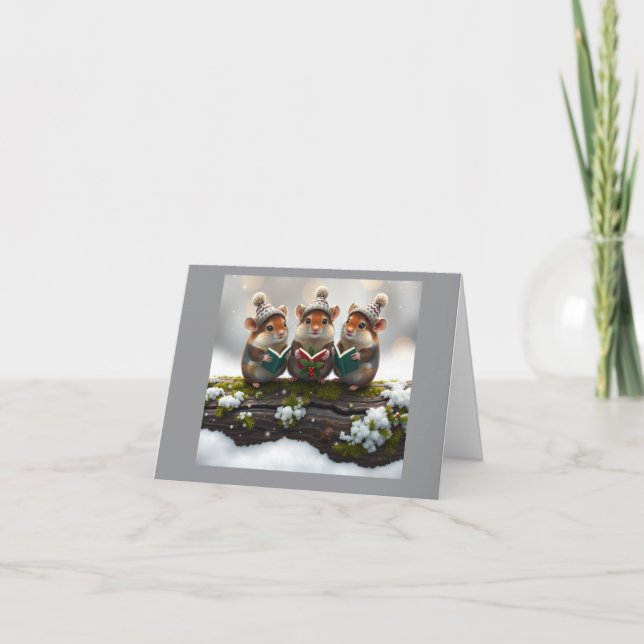 Mouse Choir fun Helgkort (Framsida)