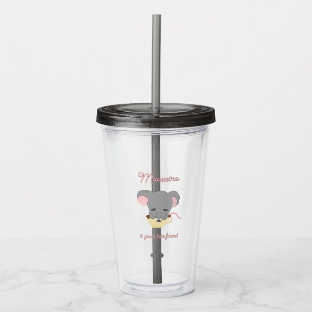 Mouse Cocoa Cappuccino Take Away Mugg (Framsida)