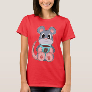 Mouse Coffee Kopp T Shirt