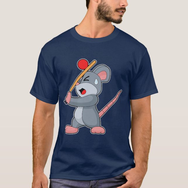 Mouse Cricket fladdermus T Shirt (Framsida)