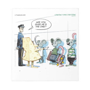 Mouse Crimes by Rick London Funny Anteckningsblock