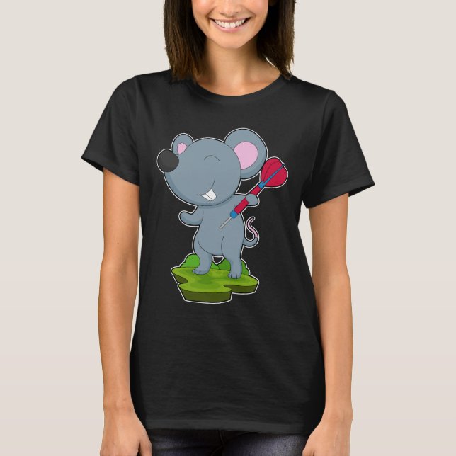 Mouse Darts Dart T Shirt (Framsida)