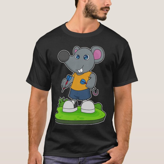 Mouse Darts Dart T Shirt (Framsida)