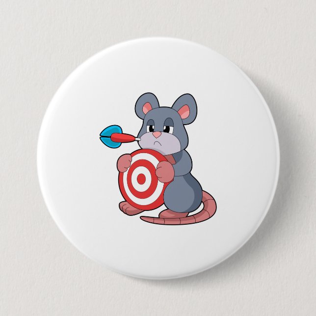 Mouse Darts Dartboard Knapp (Framsida)