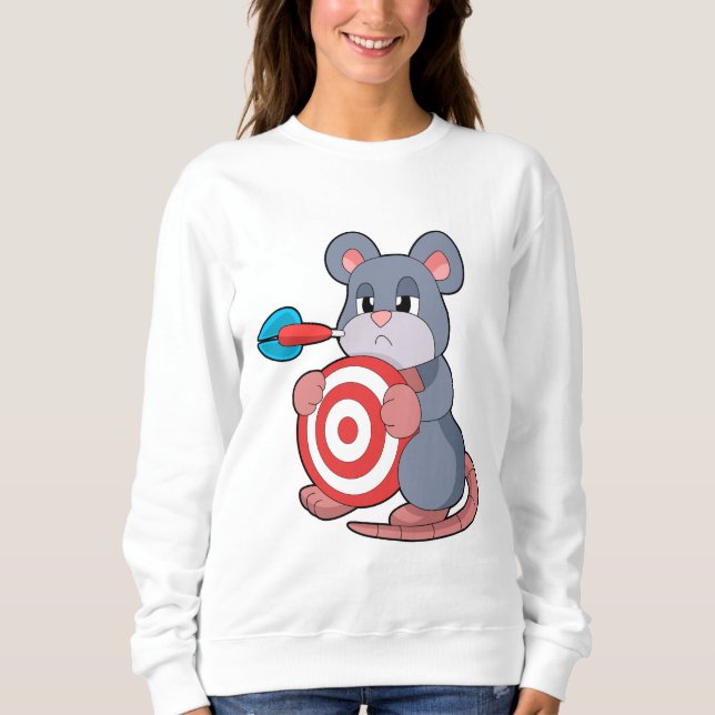 Mouse Darts Dartboard T Shirt (Framsida)