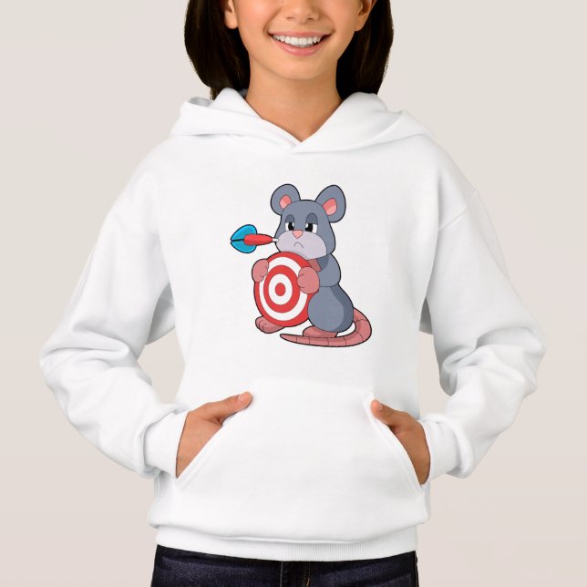 Mouse Darts Dartboard T Shirt (Framsida)