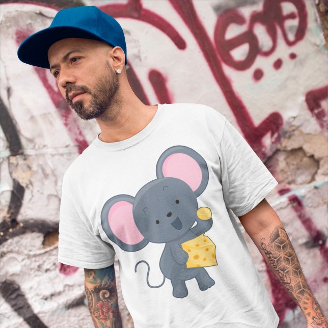 Mouse Eating Cheese T Shirt (Skapare uppladdad)