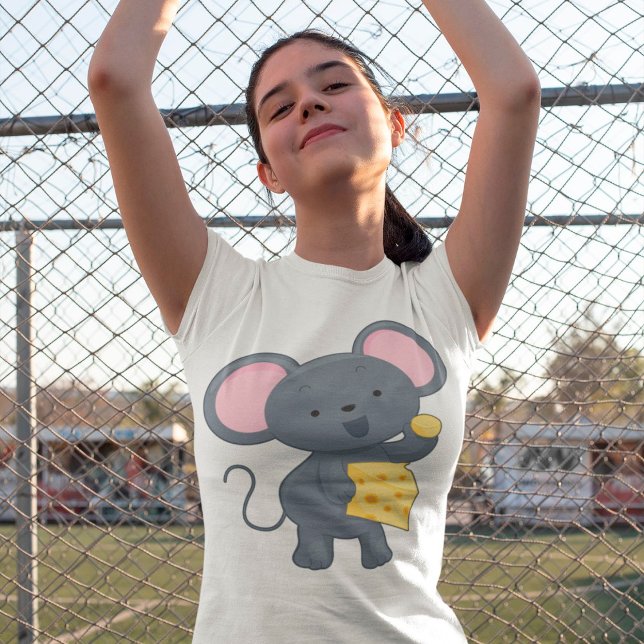 Mouse Eating Cheese T Shirt (Skapare uppladdad)