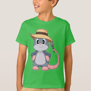 Mouse Farmer Garden trowel T Shirt