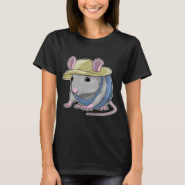 Mouse Farmer Hat T Shirt