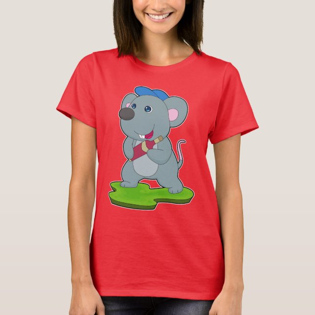 Mouse Flaska Red vin T Shirt (Framsida)
