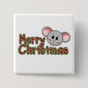 Mouse God jul Tshirts och presenter Knapp