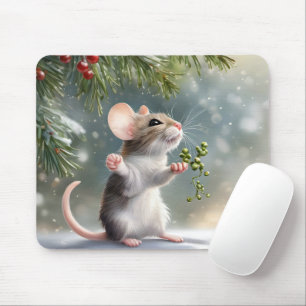 Mouse Holding a Mistletoe Sprig Musmatta