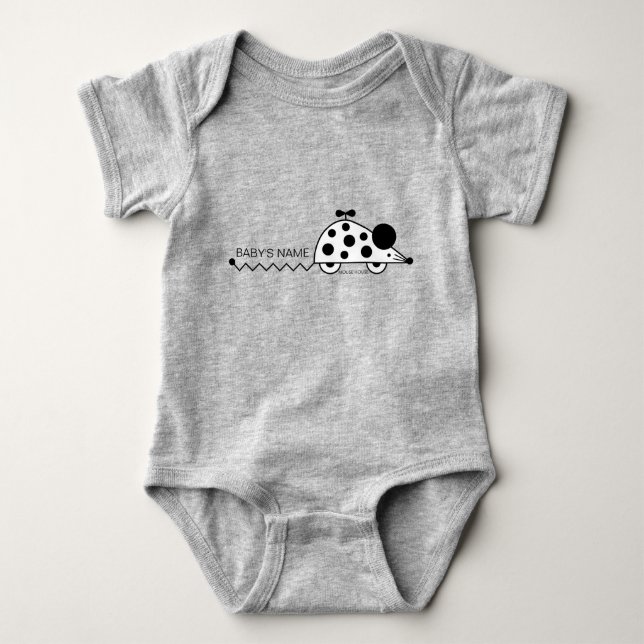 Mouse House Bodykostym T Shirt (Framsida)