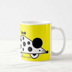 Mouse House BW Gult Mugg