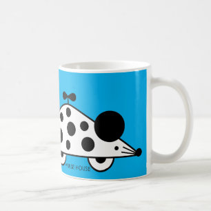 Mouse House BW Turkvoise Mugg