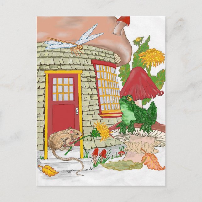 Mouse House Vykort (Framsida)