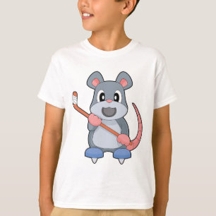 Mouse Ice hockey Ice hockey-klubba T Shirt