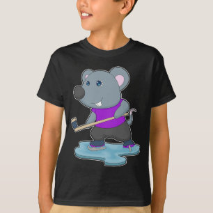 Mouse Ice hockey Ice hockey-klubba T Shirt