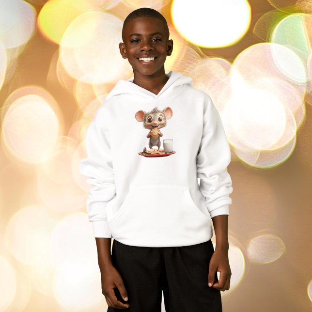 Mouse Jul Boy's Hoodie T Shirt (Skapare uppladdad)