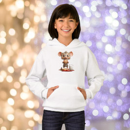 Mouse jul Girl's Hoodie T Shirt