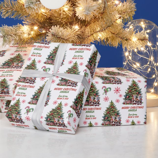 Mouse Julgran Kids Presentpapper (Helgdagar)