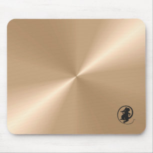 Mouse Logotyp på Nacre Metallic Mousepad Musmatta