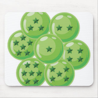 mouse mat dragon balls green musmatta