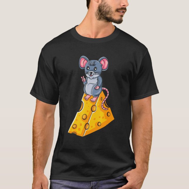 Mouse Mice Råtta Gerbil Maus Ratón Pet Rodent Mana T Shirt (Framsida)