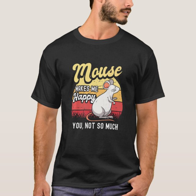 Mouse Mice Råtta Gerbil Maus Ratón Pet Rodent Mana T Shirt (Framsida)