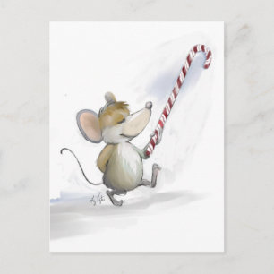 Mouse Moe Helgdag-vykort Helg Vykort