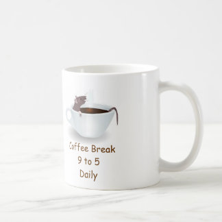 Mouse Mugg: Coffee Break 9 till 5 Daily Kaffemugg