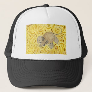 Mouse Nest Watercolor Keps