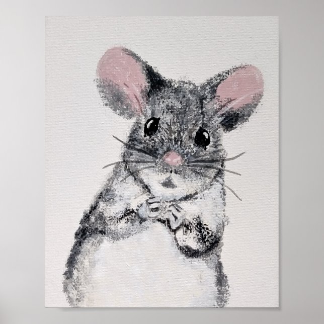 Mouse Nursery Art Poster (Framsidan)