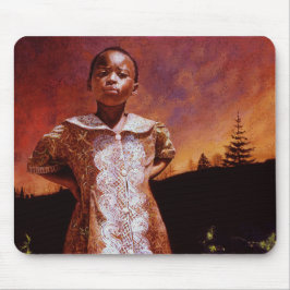 Mouse Pad 2 med Rachel Dolezal Art Musmatta
