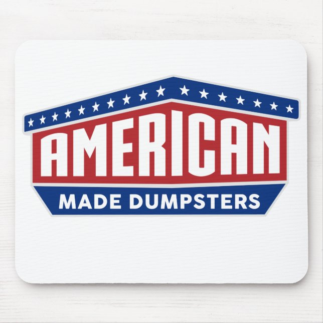 Mouse Pad, amerikansk made Dumpsters Musmatta (Framsidan)