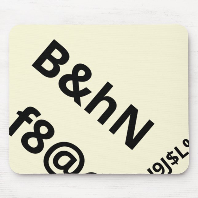 Mouse Pad åt oss? Musmatta (Framsidan)
