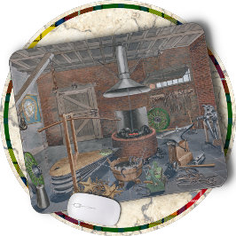 MOUSE PAD - Blacksmith Shop - Victorian -P. Harnly Musmatta