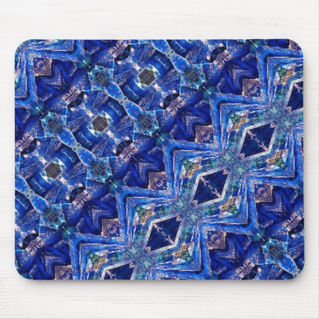 Mouse Pad Blue Chalcanthite Musmatta (Framsidan)