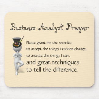 Mouse Pad Business Analyst Prayer Musmatta