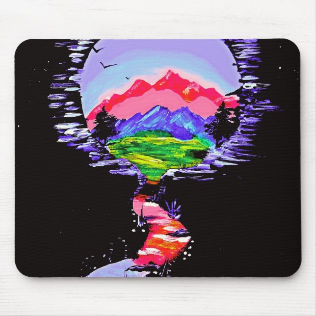 Mouse Pad "Fantasy Haven" Musmatta (Framsidan)
